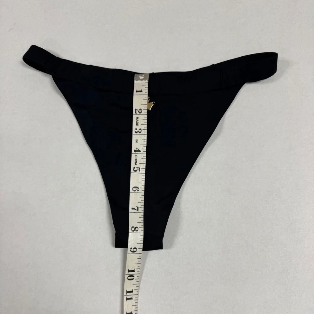 Sugarfree Black Bikini Bottom - Size S.